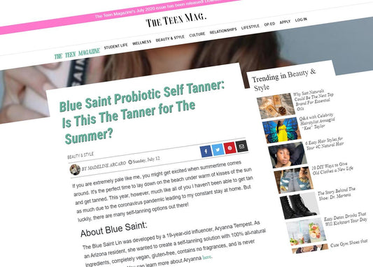 The Teen Magazine Asks “Is this the Tanner for the Summer?" - BLUE SAINT